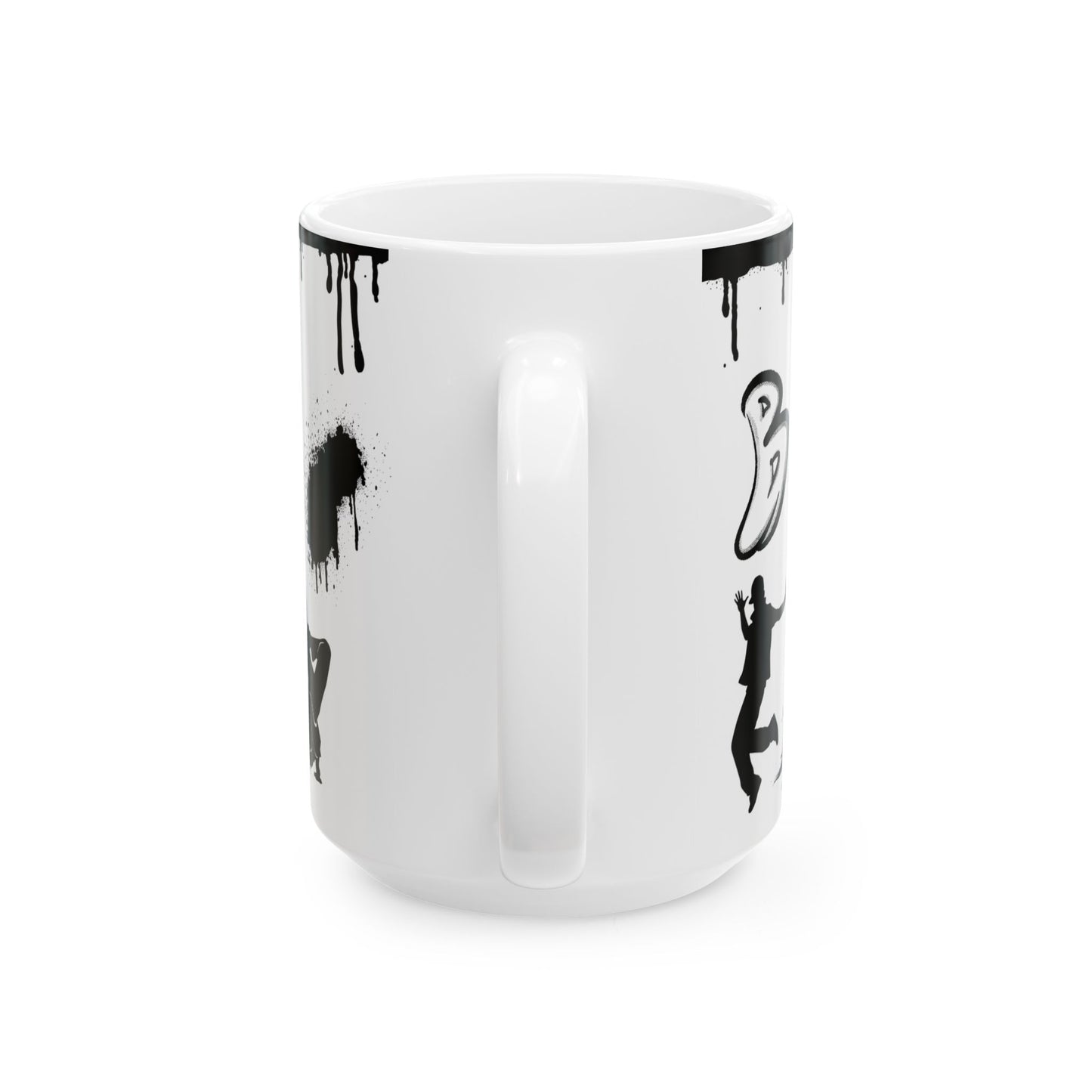 Graffiti Drip Ceramic Mug (15oz) – Urban Art Edition 🎨☕