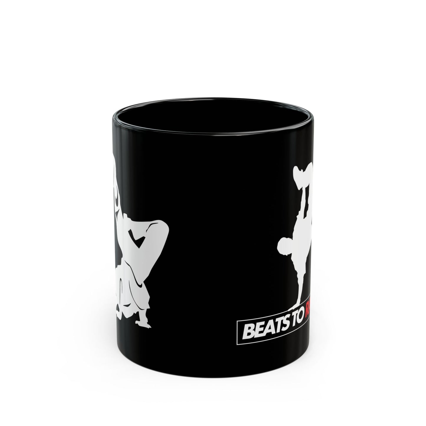 Beats To Rap On – Black Ceramic Mug for True Hip-Hop Vibes ☕