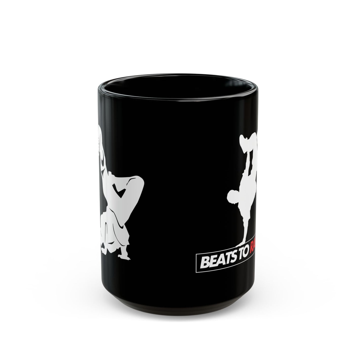 Beats To Rap On – Black Ceramic Mug for True Hip-Hop Vibes ☕